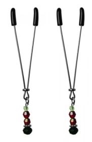 Nipple Clips Ruby Black Adjustable Clamps